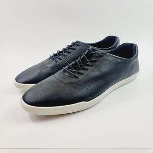Ecco Black Leather Simpli Lace Up Sneaker Women 10/41. BIN2